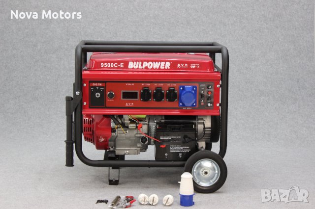 Генератор За Ток 8.5 KW Nova Motors Бензин-Газ Монофазен