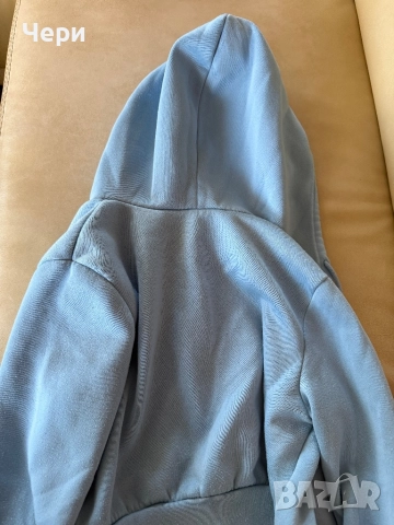 Худи светлосиньо, снимка 2 - Суичъри - 52421541
