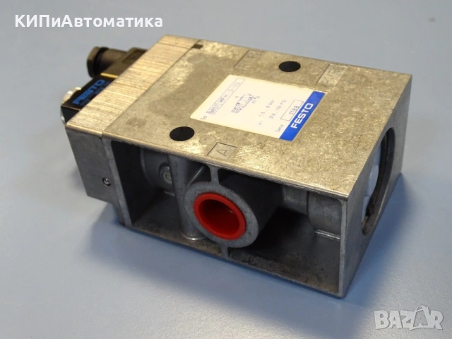 ел. магнитен вентил Festo MFH-3-1/2 typ9857 Pneumatic Solenoid Valve 2-8Bar 220V/24VDC, снимка 6 - Резервни части за машини - 53151362