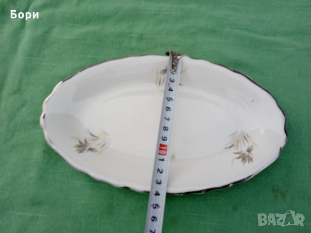 CANDIA порцеланово плато 1960г, снимка 4 - Чинии - 35182567