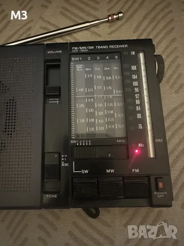 SONY ICF 7600 Радио Транзистор. Receiver 7 Band, снимка 8 - Радиокасетофони, транзистори - 56184519