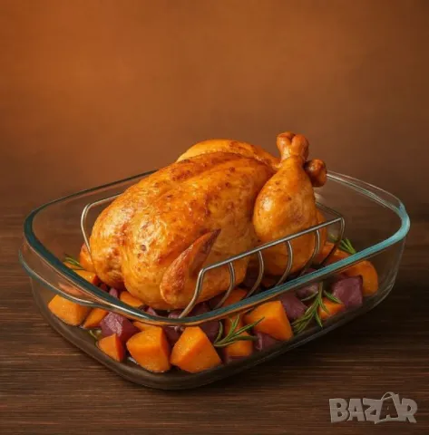 Стойка за печене на пиле Tescoma GrandCHEF, снимка 3 - Други стоки за дома - 49939725