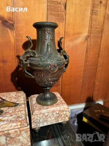 Каминен часовник , снимка 17 - Антикварни и старинни предмети - 54246649