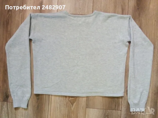 Къса дамска блуза - плетиво, снимка 3 - Блузи с дълъг ръкав и пуловери - 49336389