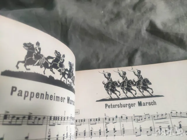 Продавам книга  армейски маршове "FÜRS VATERLAND  27 Armeemärsche für AKKORDEON LEICHT BEARBEITET 1 , снимка 3 - Други - 49159863
