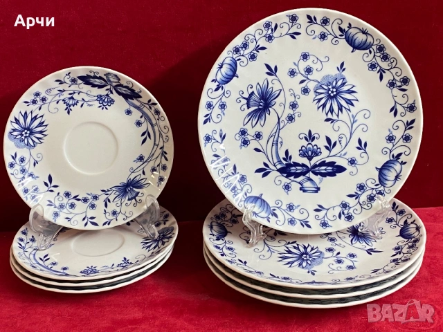 Баварски порцеланов сервиз за кафе -WUNSIEDEL, снимка 2 - Сервизи - 53934411