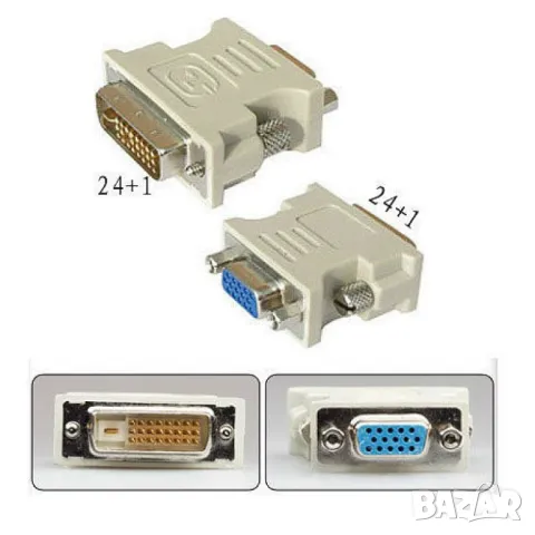 DVI-VGA адаптер - преход , снимка 1