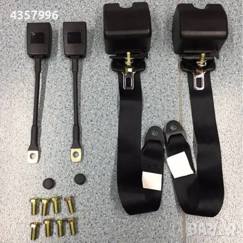 Универсален комплект от 2 броя автоматичен предпазен колан за автомобил, снимка 2 - Аксесоари и консумативи - 48695810