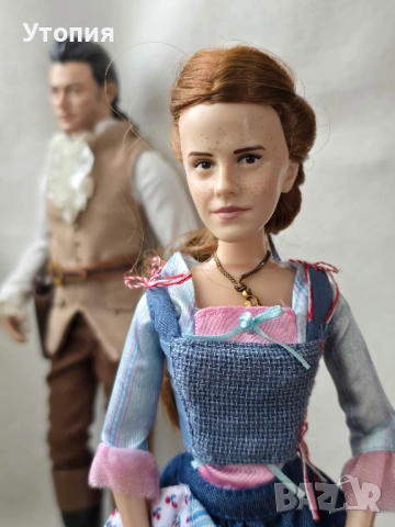 Комплект Бел и Гастон от Красавицата и Звяра – реалистични версии, снимка 7 - Кукли - 54183731