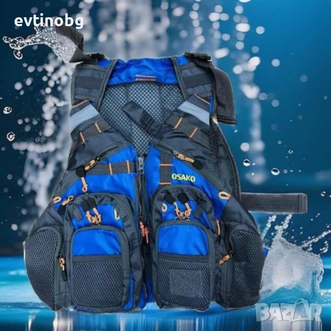 Риболовен плуващ елек за рибари, снимка 3 - Екипировка - 53904170