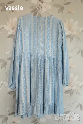 Ръчно рисувана рокля Zwillingsherz, снимка 4 - Рокли - 48506524