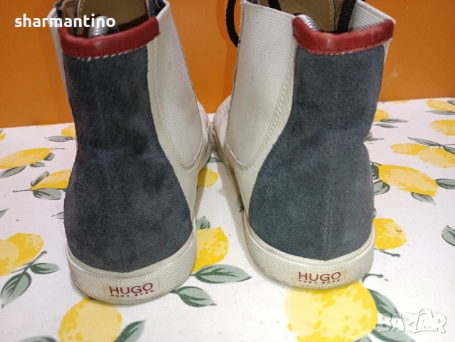 Hugo Boss кожени N 42 -15 €, снимка 5 - Маратонки - 53330270