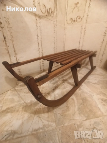 Дървена шейна, снимка 5 - Зимни спортове - 53062191