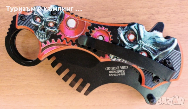 Карамбит Dark Side, снимка 10 - Ножове - 53135305