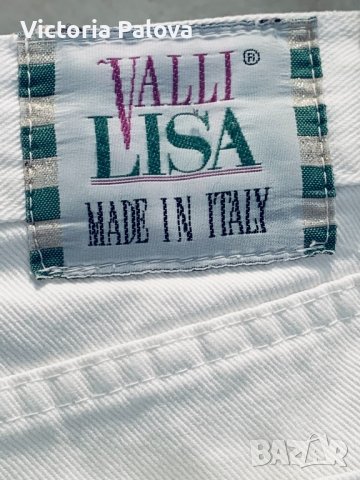 Модерни италиански бели дънки VALLI LISA, снимка 2 - Дънки - 37195345