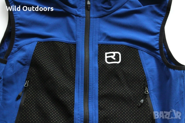 ORTOVOX - мъжки софтшел мерино елек, размер L, снимка 2 - Спортни дрехи, екипи - 54139386