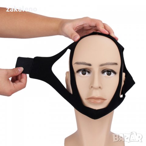 Двойна неопренова лента против хъркане, спри хъркането, спокоен сън