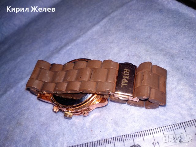 RITAL МАРКОВ КВАРЦОВ ФЕШЪН УНИСЕКС ЧАСОВНИК - РИТАЛ с ВЕРИЖКА 36567, снимка 7 - Мъжки - 39887563