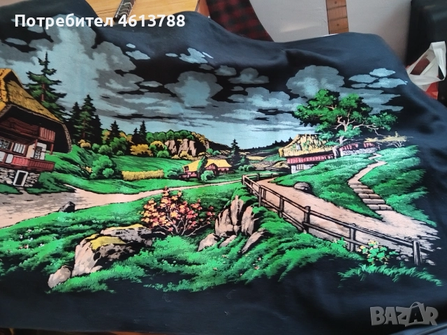 Картина рисувана върху плат кавиьор, снимка 2 - Декорация за дома - 52021831