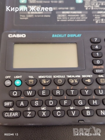 CASIO DIGITAL DIARY SF - 3300 електронен органайзер уникат от края на 80г. за ЦЕНИТЕЛИ 49398, снимка 6 - Други ценни предмети - 51729304