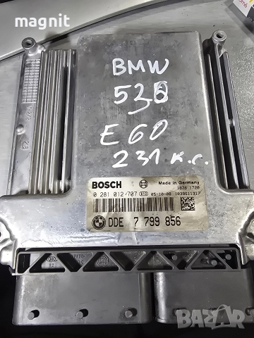 0281012707 ECU Компютър Двигател за БМВ BMW E90 E60 3.0d 7799856 