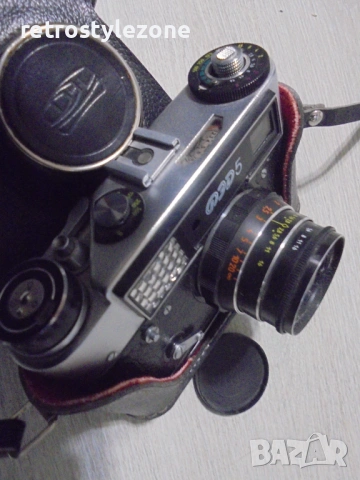 № 8472 Стар фотоапарат FED-5  , снимка 2 - Други ценни предмети - 53250001