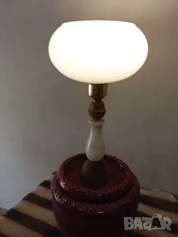 Стара настолна лампа, снимка 6 - Настолни лампи - 49894558