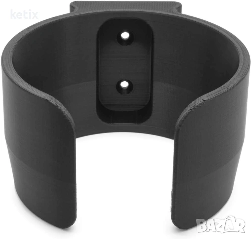 Стенен държач за батерия за прахосмукачка, черен, подходящ за Makita DCL182