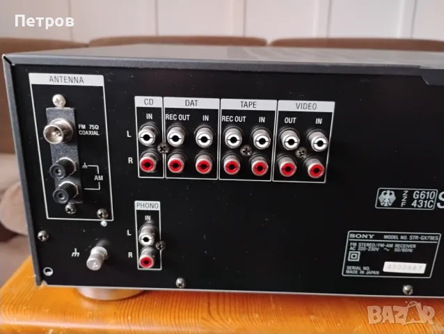 Ресийвър SONY ST GX 707ES + дистанцоинно, снимка 5 - Декове - 49336188