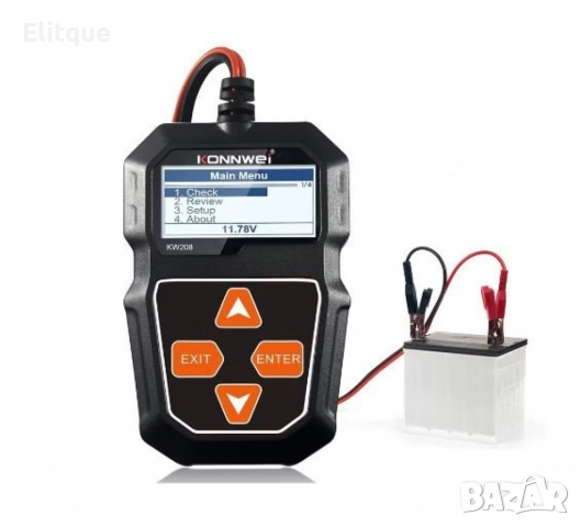 Тестер за автомобилен акумулатор KW210, снимка 4 - Друга електроника - 52839307