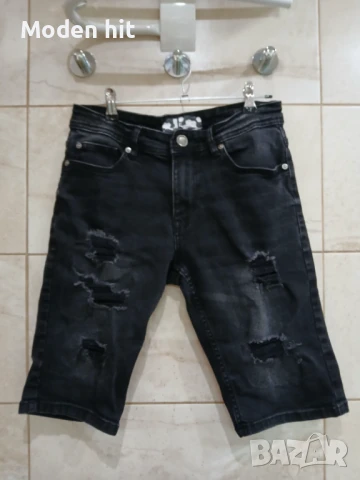  Bershka,  Denim Co, FSBN, H&M - мъжки и тийнеджърски дънкови 3/4-ти панталони , снимка 10 - Дънки - 18381382