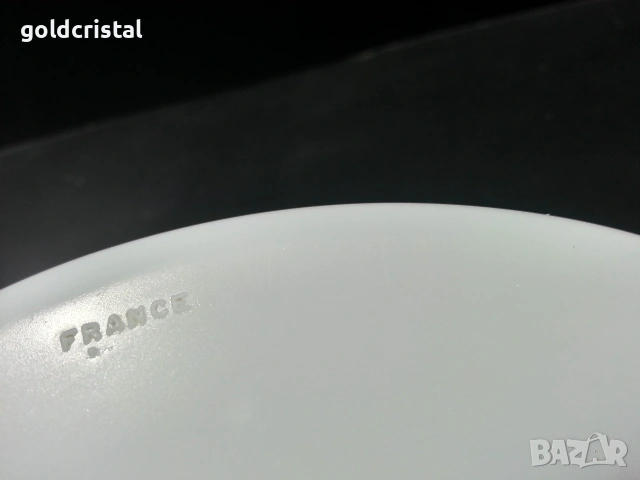 френски аркопал купа  , снимка 5 - Антикварни и старинни предмети - 53244126