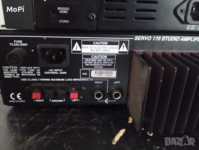 "SAMSON" servo 170 - студиен аудио усилвател (крайно стъпало), снимка 4 - Ресийвъри, усилватели, смесителни пултове - 42770678