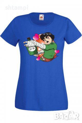 Дамска тениска Naruto Rock Lee,Анимация,игра,Празник,Повод., снимка 5 - Тениски - 37945968