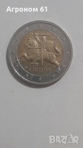 2 евро Литва 2021