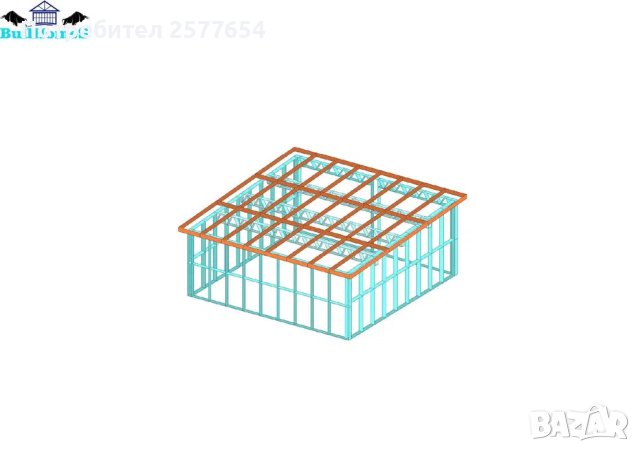 Конструкция за Гараж,Паркинг-36м², снимка 3 - Строителни материали - 44198326