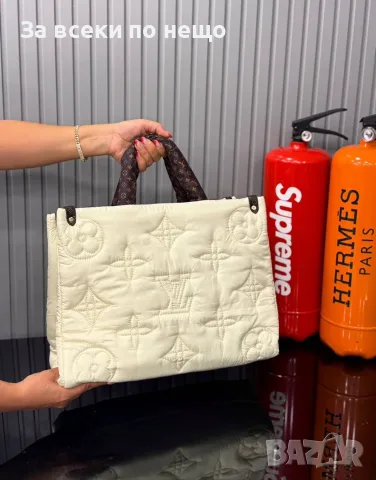 Louis Vuitton Louis Vuitton Луксозна Дамска Чанта С Капитониран Дизайн И Кафяви Дръжки Код SEM-881, снимка 9 - Чанти - 56165316