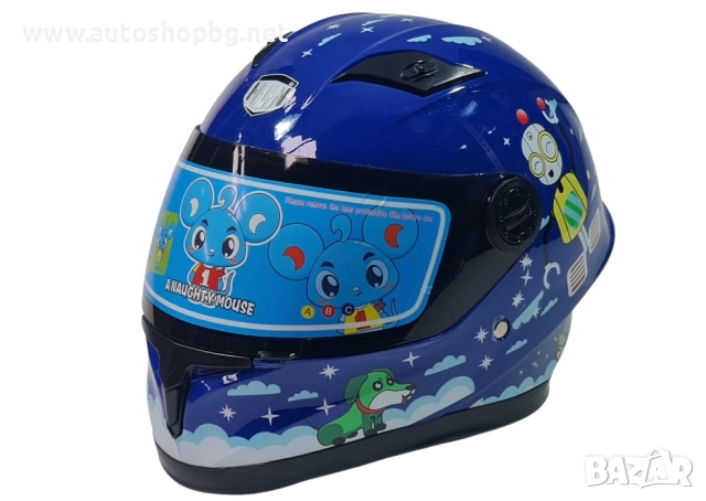 Детска мото каска