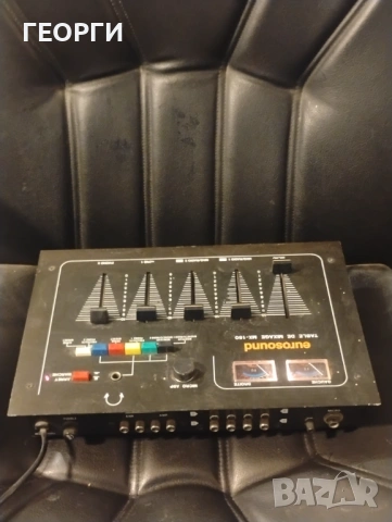 Винтидж стерео миксиращ пулт Eurosound MX-150!, снимка 3 - Ресийвъри, усилватели, смесителни пултове - 53068282