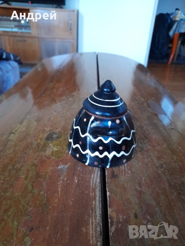 Стара керамична тенджера сувенир, снимка 2 - Други ценни предмети - 53268427