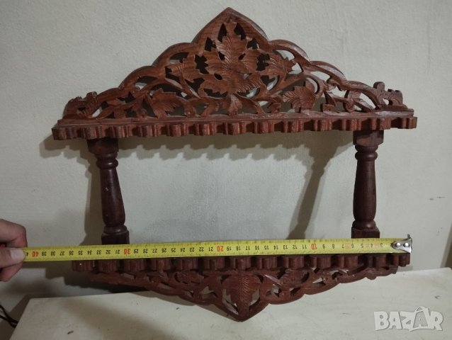 стара ажурна дървена рамка, снимка 4 - Антикварни и старинни предмети - 44252102