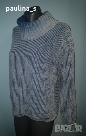 Памучен пуловер "Blue Willi's"® дънкова имитация / голям размер , снимка 1 - Блузи с дълъг ръкав и пуловери - 31205653