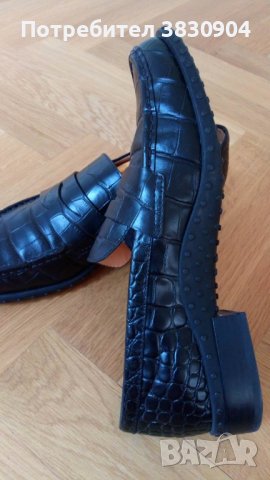 Мокасини Tod's, кожа, черни, 38,5, снимка 13 - Други - 42058834