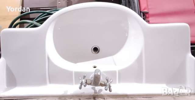 керамична мивка с винтидж смесител , снимка 2 - Други стоки за дома - 42900983