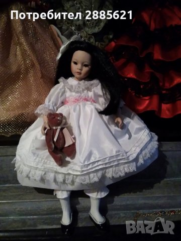 Порцеланова колекционерска кукла Pauline, снимка 2 - Колекции - 37138613