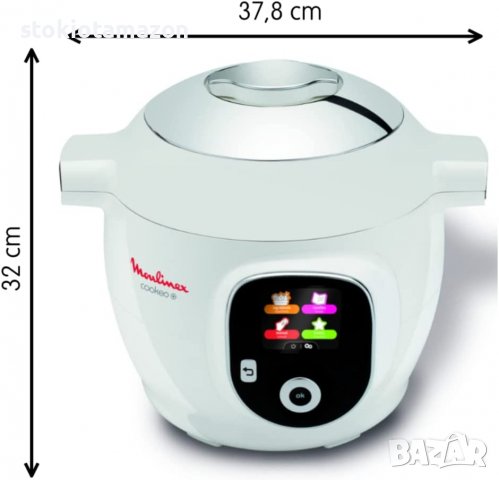 Интелигентен мултикукър MOULINEX COOKEO CE851A10 - Бяла 150 РЕЦЕПТИ , снимка 2 - Мултикукъри - 37750475