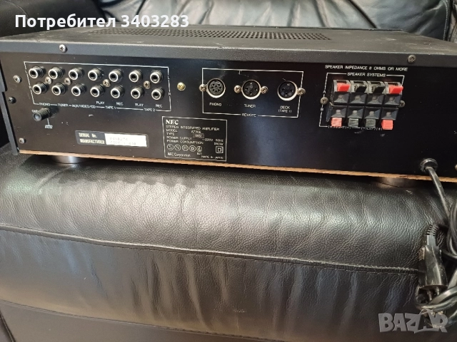 Усилвател NEC E-730 E, снимка 5 - Ресийвъри, усилватели, смесителни пултове - 51808543