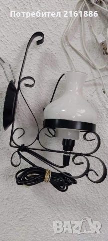 Аплик от ковано желязо , снимка 3 - Лампи за стена - 51679800