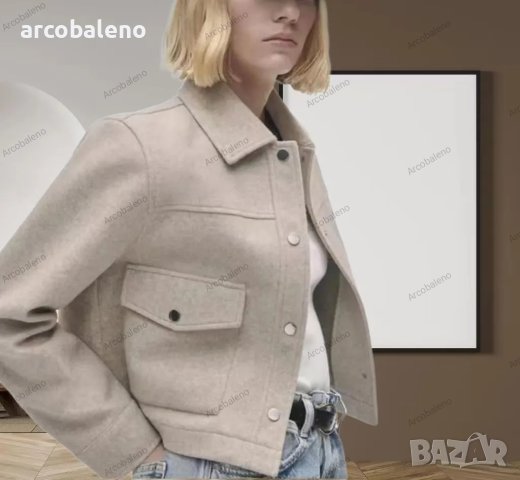 Ново дамско универсално меко яке с дълги ръкави и ревери, 7цвята , снимка 3 - Якета - 42226040