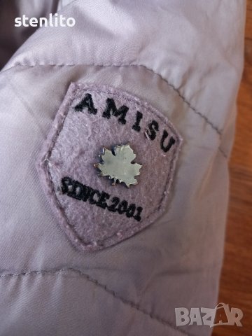 Дамско зимно яке Amisu с качулка р-р 36, снимка 13 - Якета - 44239004